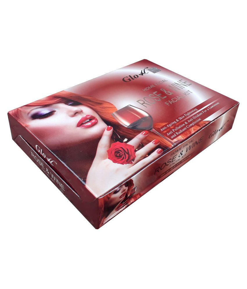 Glow Right ROSE & WINE Facial Kit 250 gm Buy Glow Right ROSE & WINE Facial Kit 250 gm at Best