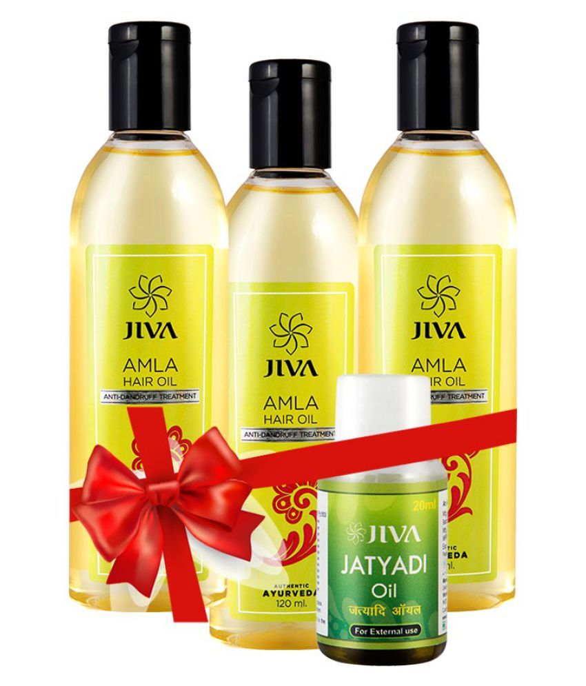 Jiva Ayurveda Amla Hair Oil 120 ml Pack of 3 Buy Jiva Ayurveda Amla