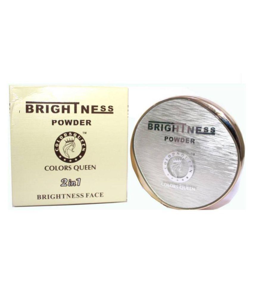     			Colors Queen 2 in 1 Brightness Compact Powder Oil Control Lightweight with SPF Ivory (Shade - 01)