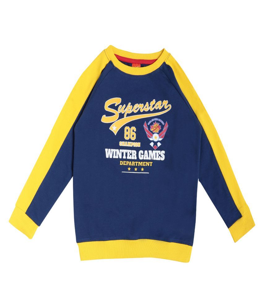 champion sweater kids yellow