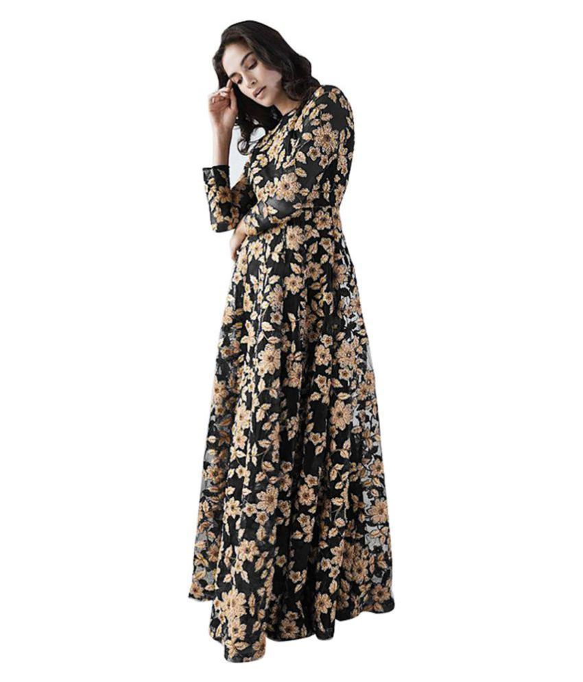 black net gown