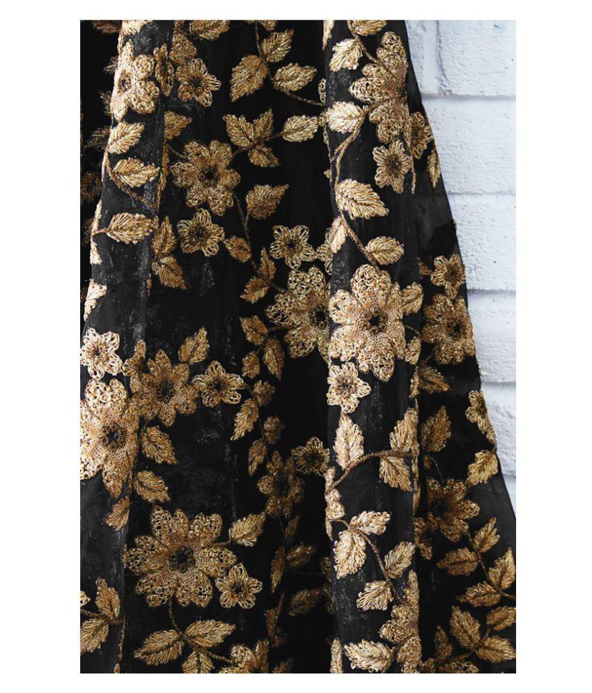 black net gown