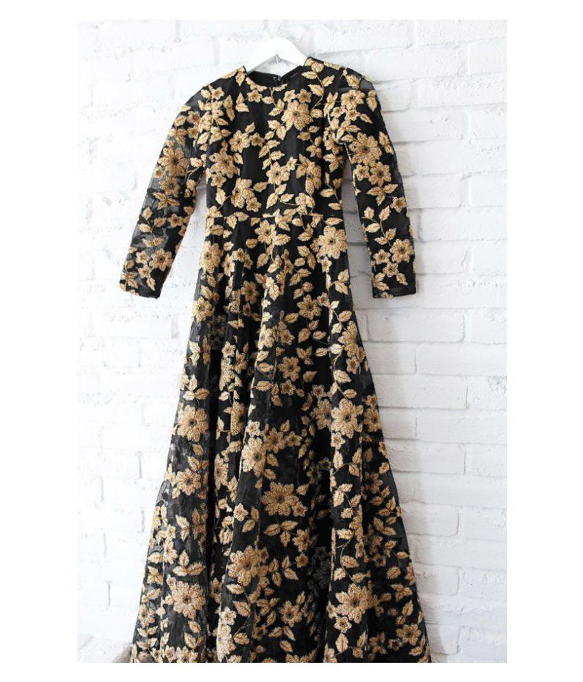 black net gown