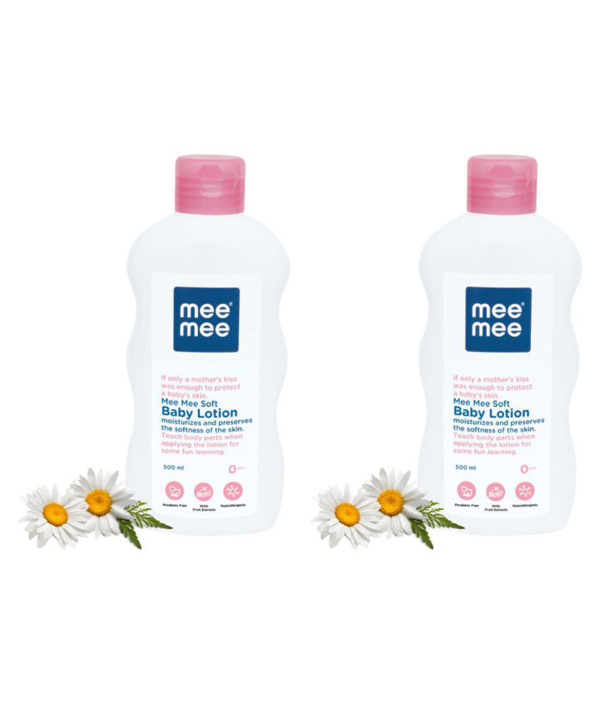 Mee Mee Moisturising Baby Lotion with Fruit Extracts - 500ml Pack of 2