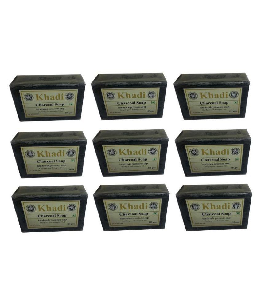     			Khadi Herbal Shivalik Charcoal Pack of -9 pcs Soap 1125 gm