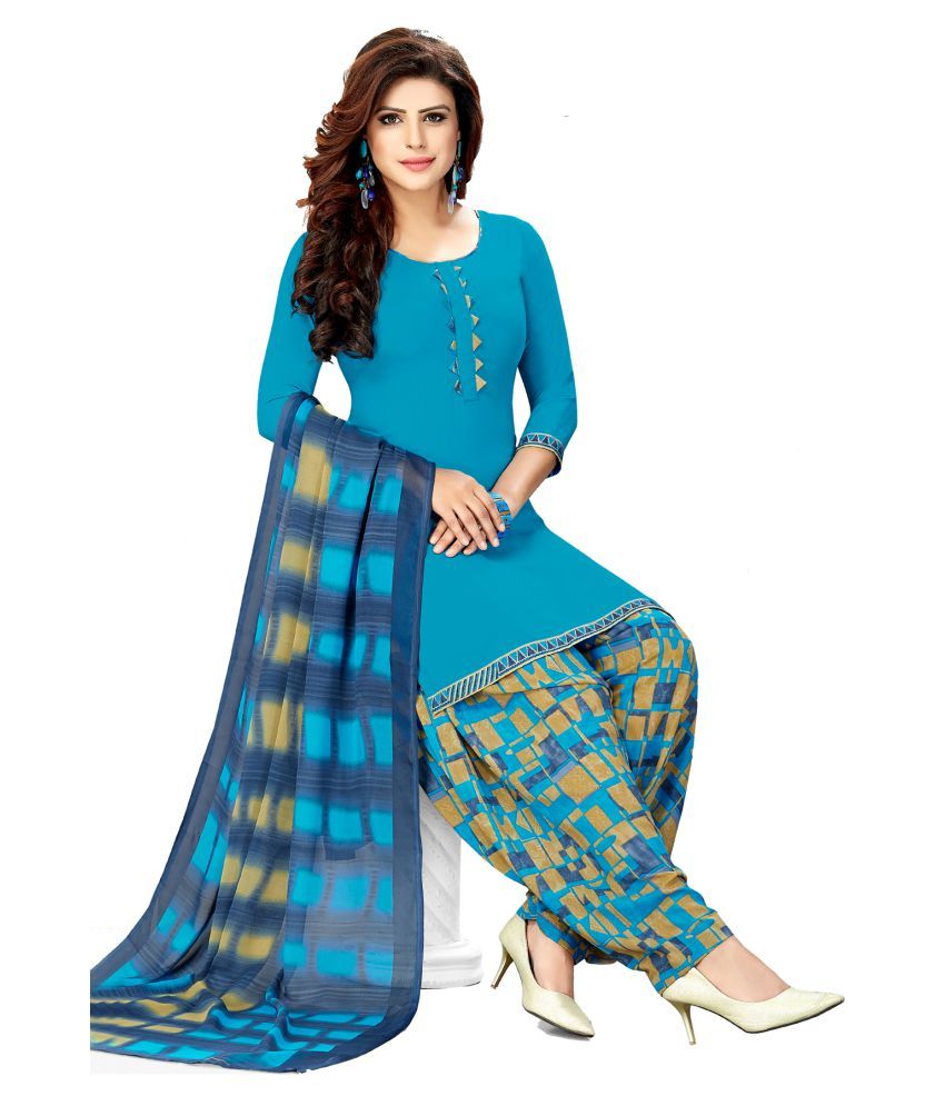 synthetic salwar material