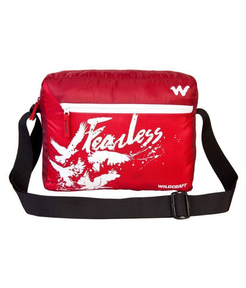 wildcraft red bag