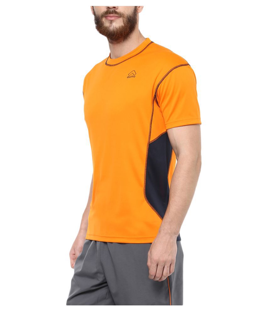 Aurro Sports Orange Half Sleeve T-Shirt Pack of 1 - Buy Aurro Sports ...