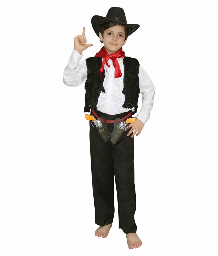     			Kaku Fancy Dresses Cow Boy Horse Riding Costume For Kids School Annual function/Theme Party/Competition/Stage Shows/Birthday Party Dress