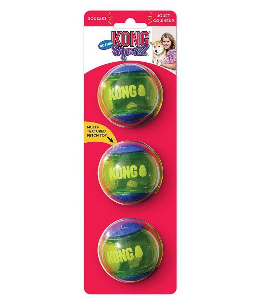 kong squeezz action ball