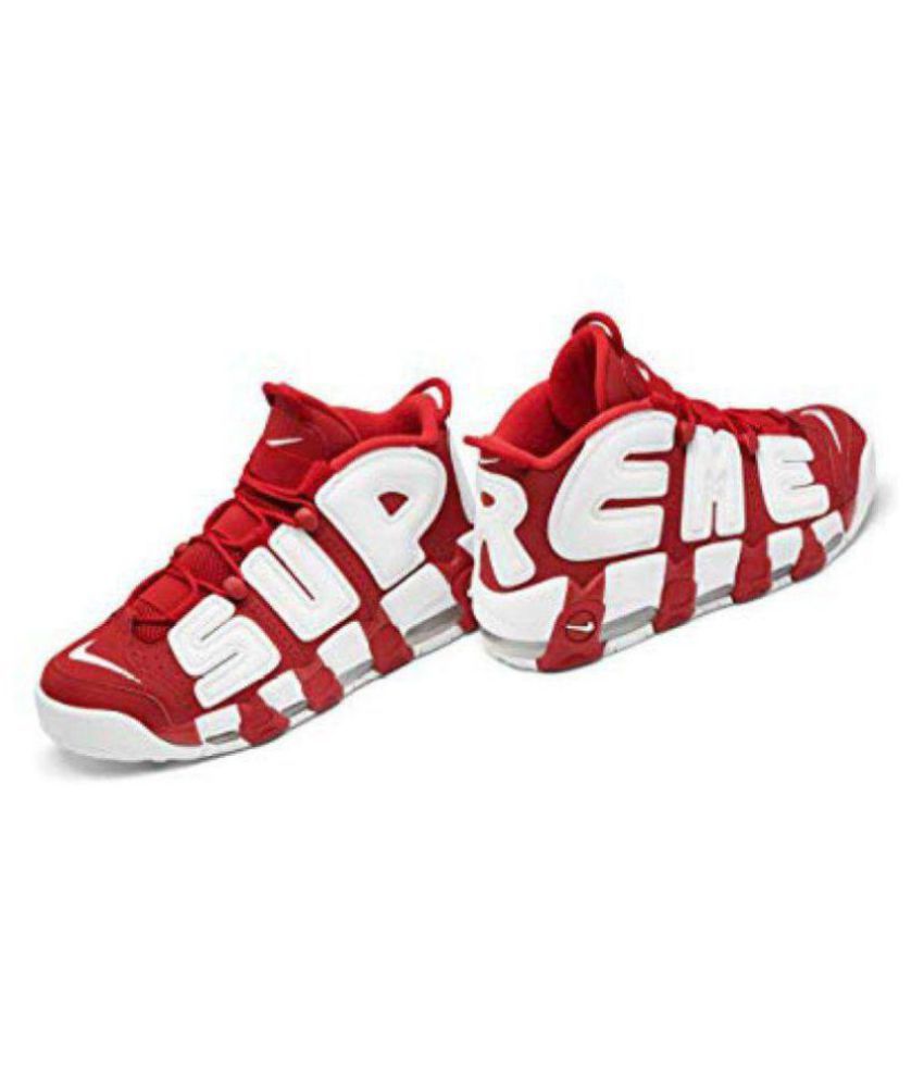 supreme x nike air more uptempo red