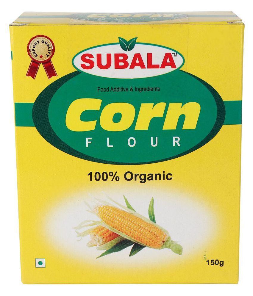 SUBALA CORN FLOUR Natural flour 150 gm Pack of 4 Buy SUBALA CORN FLOUR