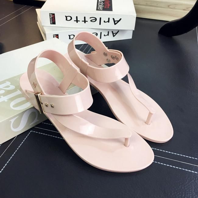 jelly flip flops for women