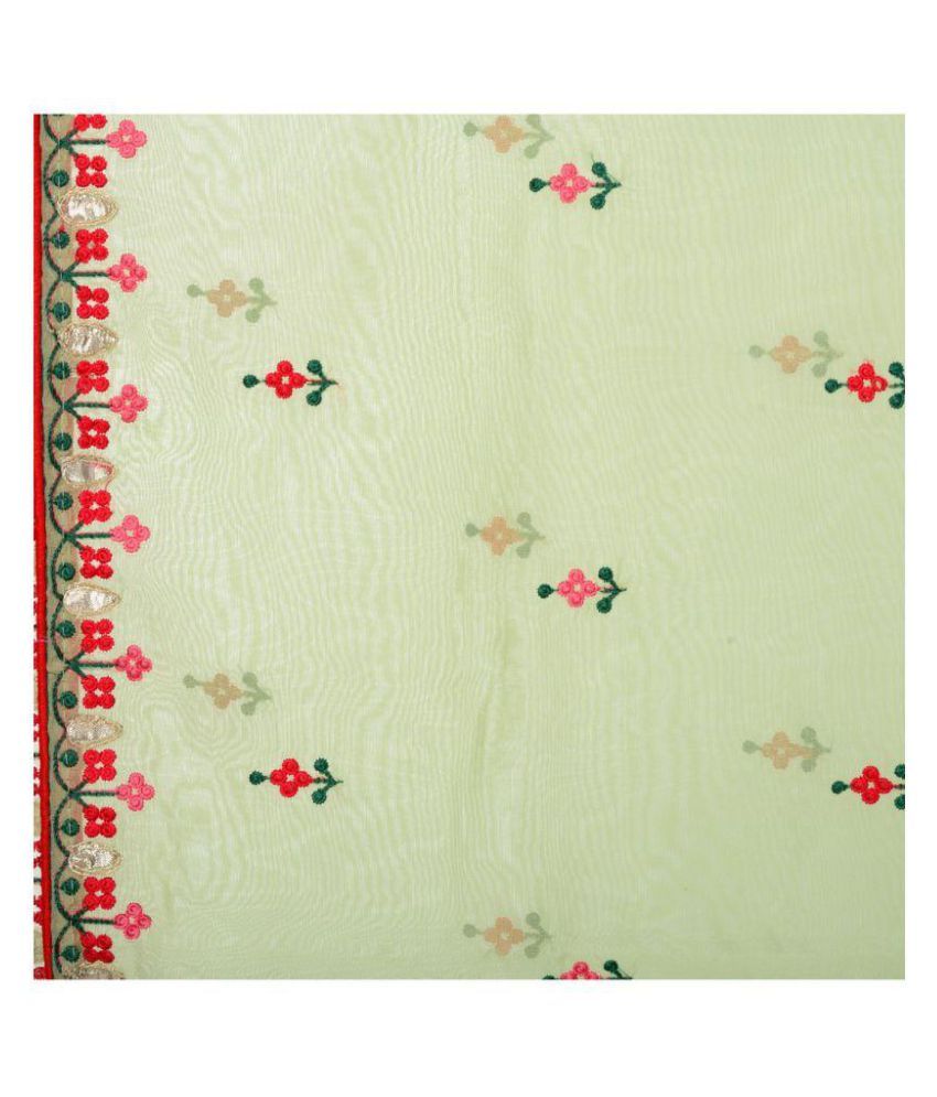 organza floral dupatta online