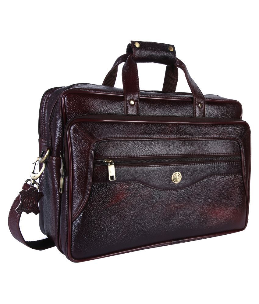 HAMMONDS FLYCATCHER LB177 Brown Leather Office Bag - Buy HAMMONDS ...
