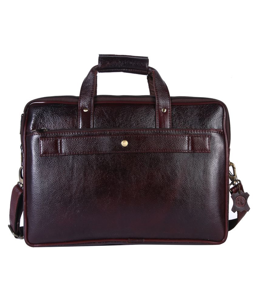 HAMMONDS FLYCATCHER LB177 Brown Leather Office Bag - Buy HAMMONDS ...