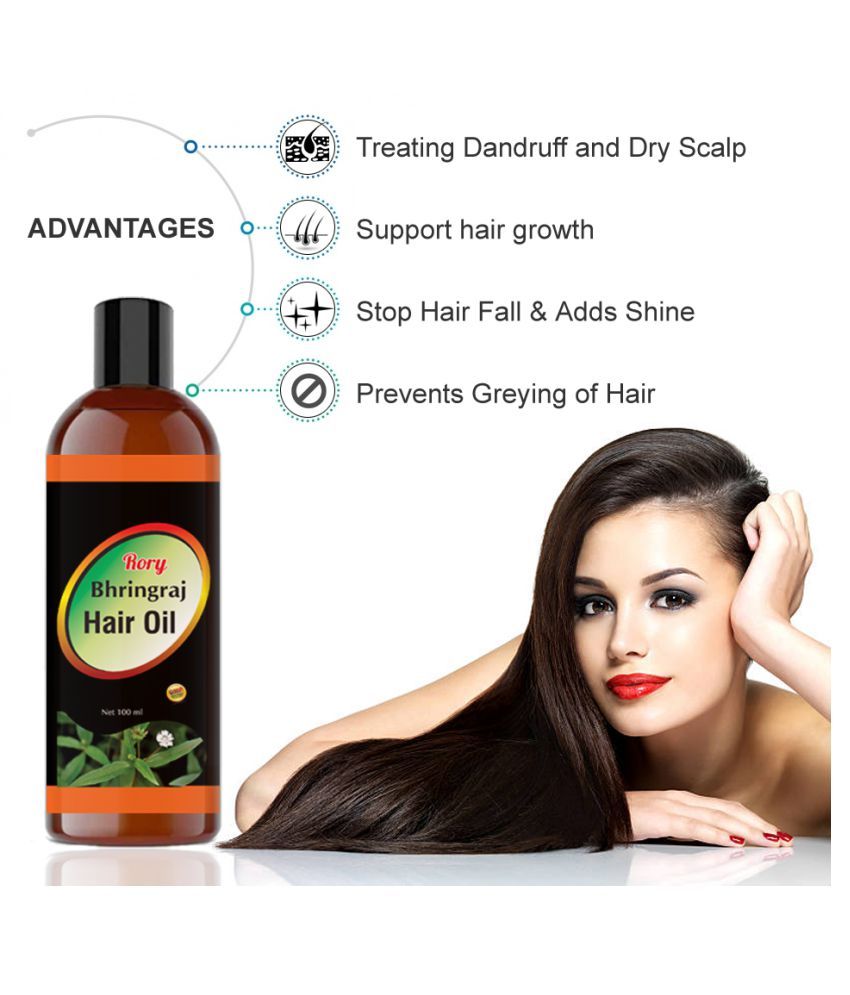 Rory Bhringraj Hair Oil With Onion, Hibiscus, Amla For Hair-Regrowth ...