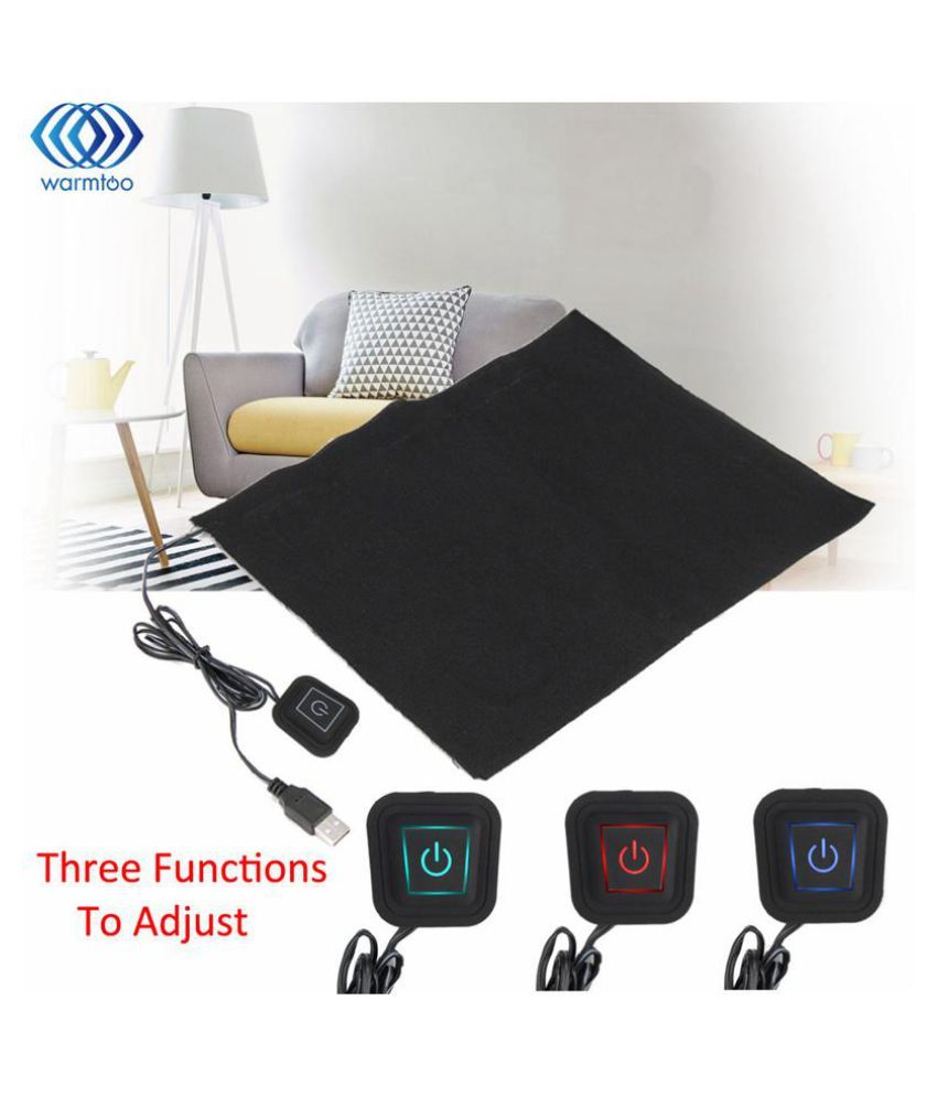 5v Usb Electric Clothes Heater Sheet Adjustable Temperature Winter 