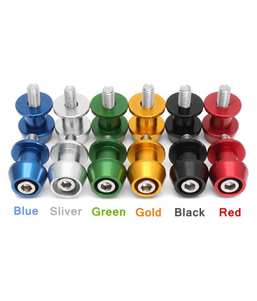 8mm Motorcycle Al Alloy Swingarm Arm Spool Slider Stand Bobbin For