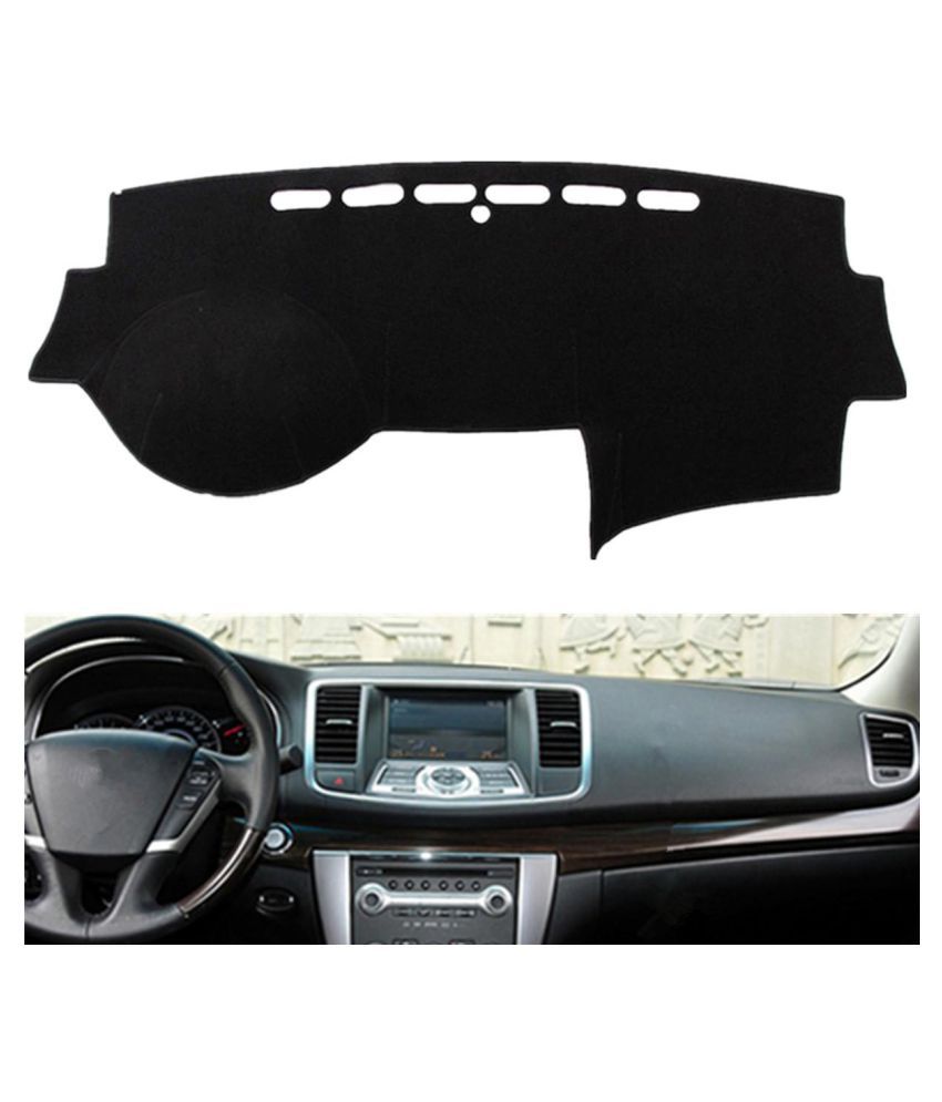 Black Dash Mat Dash Cover Mat Dashboard Cover For Honda Accord 7th 2003