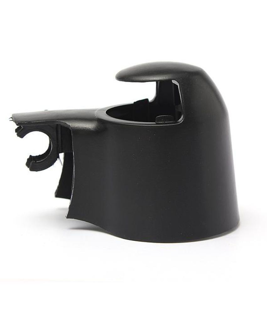 Black Rear Wiper Washer Arm Blade Cover Cap For VW MK5 Golf Polo Passat
