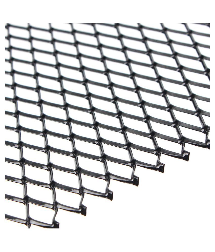 Race mesh black aluminium 100 x 33 cm 