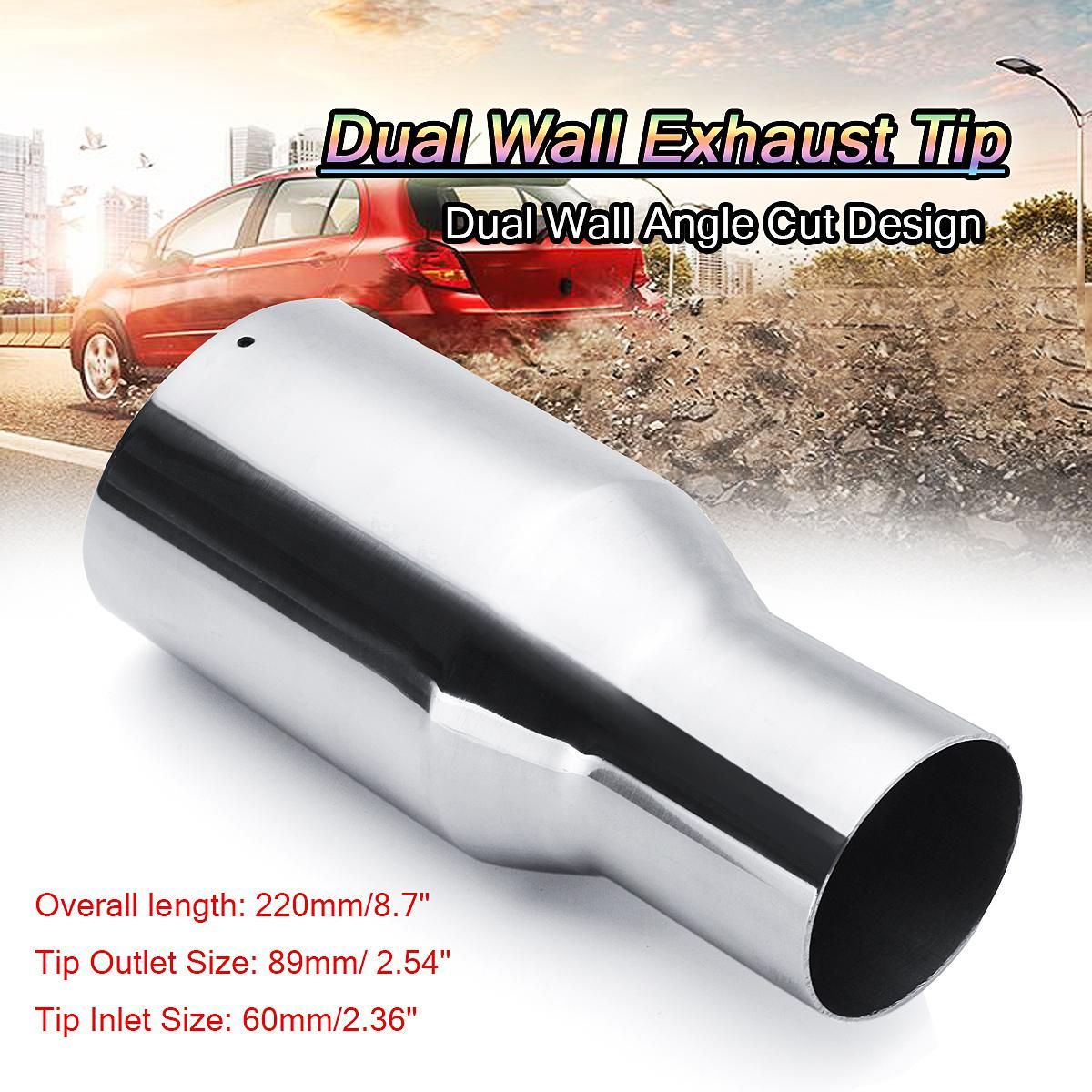 exhaust tips 2.5 inlet 3.5 outlet