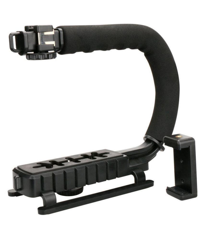 Aeoss Stabilizing Handle Triple 3 Shoe Mounts Camcorder Price in India