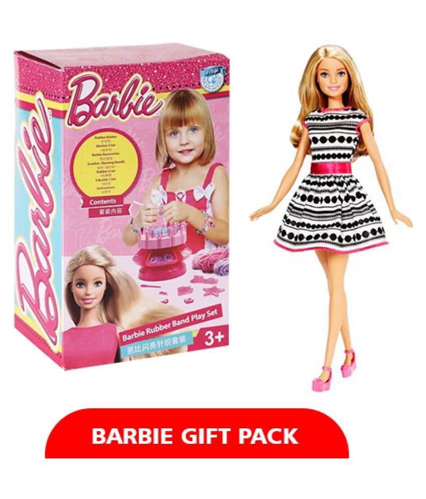 barbie rubber band play set