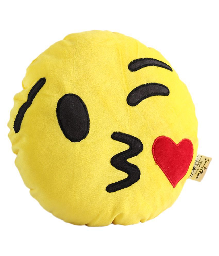 Skycandle Decorative Kiss Emoji Cushion Soft Toys Cum Cushioncushions For Bed Chairs 3675