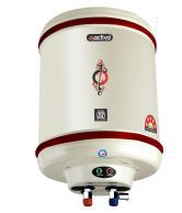 ACTIVA 25 Ltr Storage 2 KVA 5 Star Geyser Special Anti Rust Coating Metal Body, HD ISI Element Hotline (Ivory)
