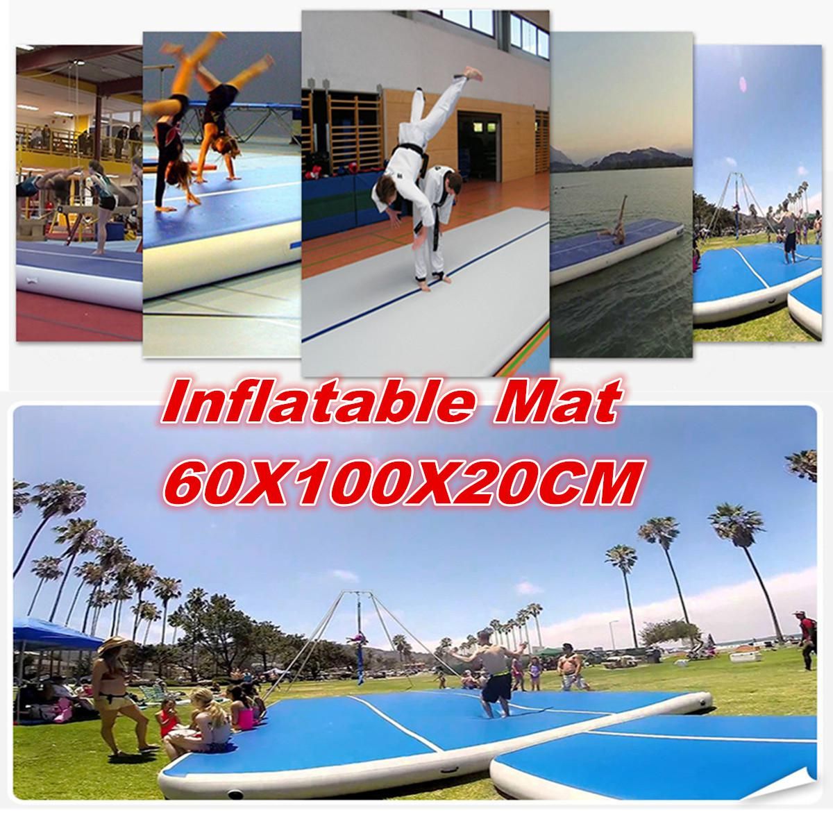 Inflatable Airtrack Air Track Floor Home Gymnastics Tumbling Mat GYM
