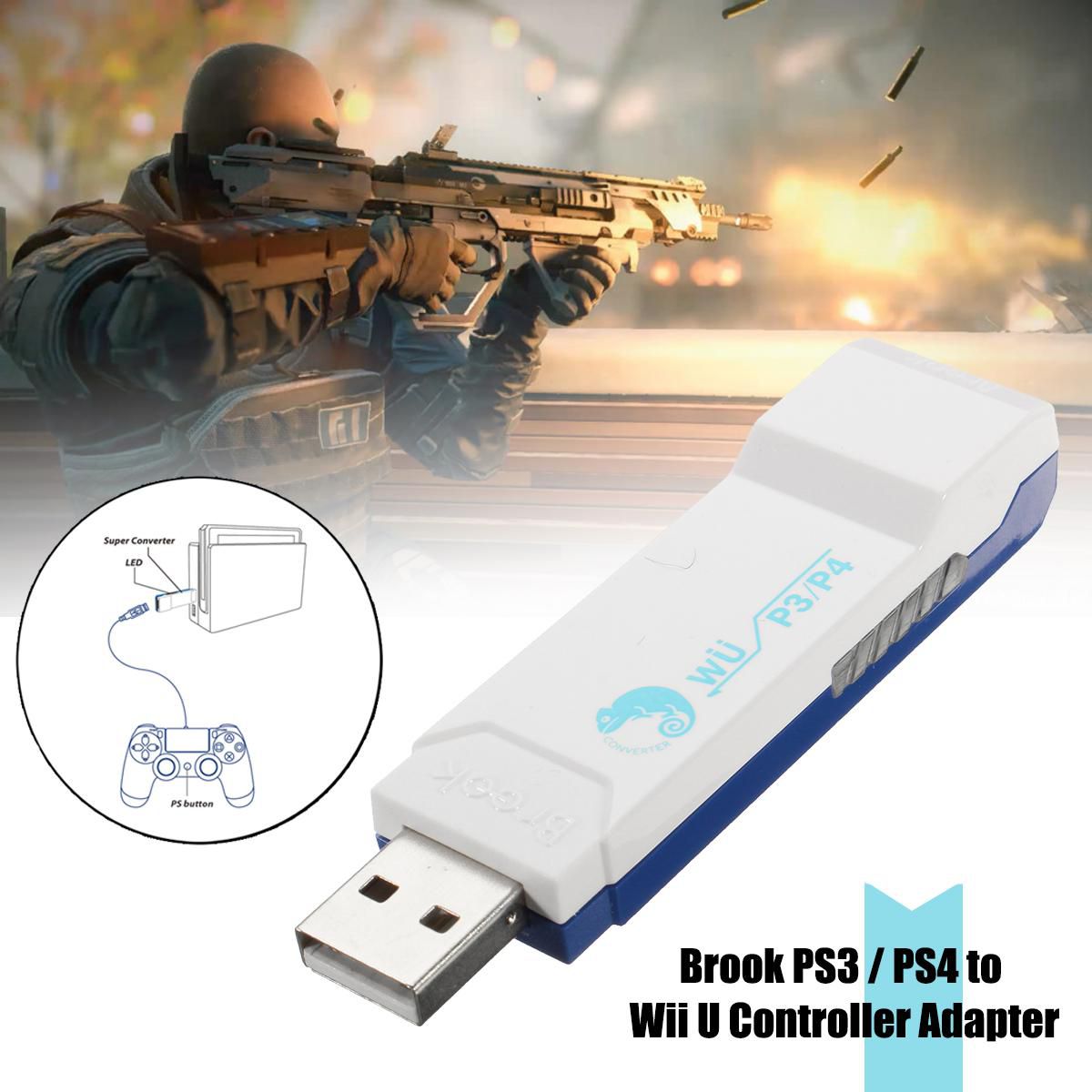 Buy Brook Ps3 Ps4 Usb Controller To Wii U Ns Pc Console Converter Adapter Edition Online At Low Price In India Snapdeal