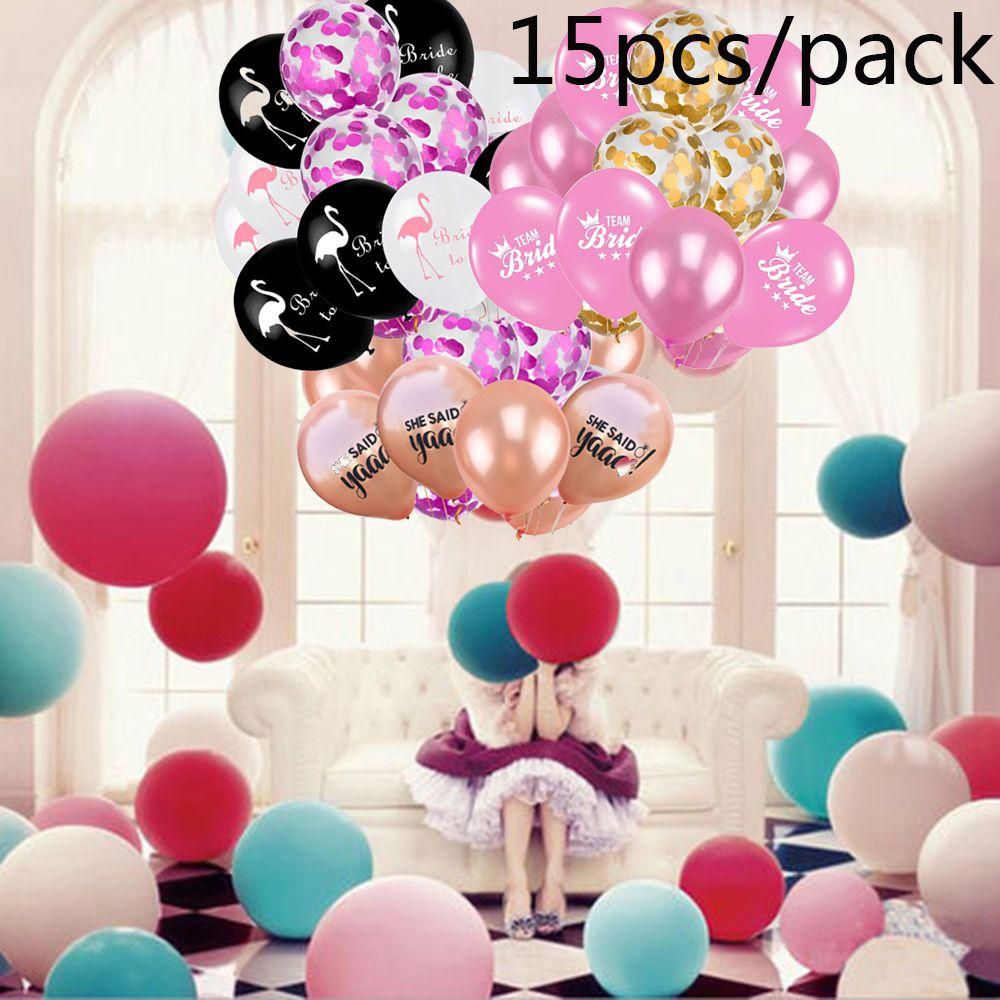 15pcs Home Party Supplies Rose Gold Bride To Be Confetti