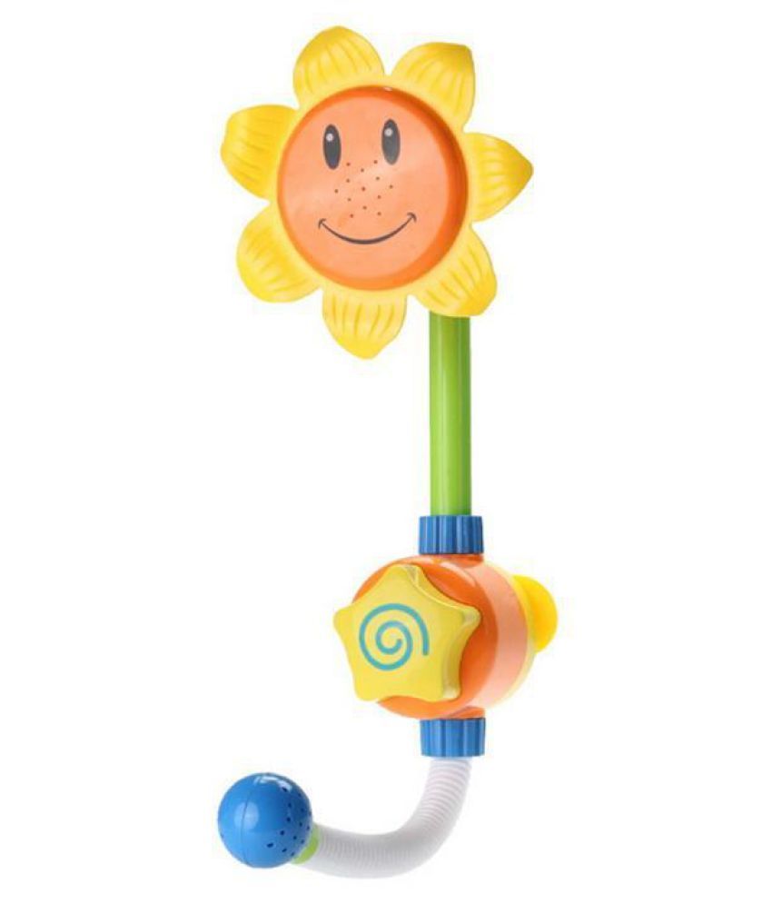 sunflower shower bath toy