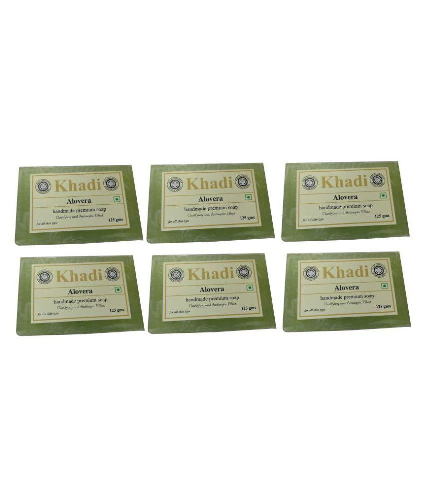     			Khadi Herbal Aloevera Bath Soap 750 gm Pack of 6