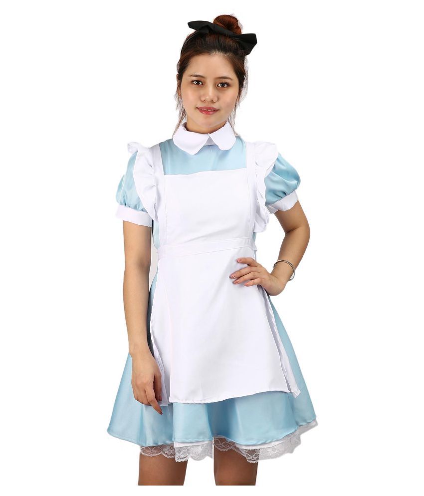 Buy Cute Maid Dress Apron Dress Maid Outfits Meidofuku Uniform Cosplay  Costume Online at Low Price in India - Snapdeal