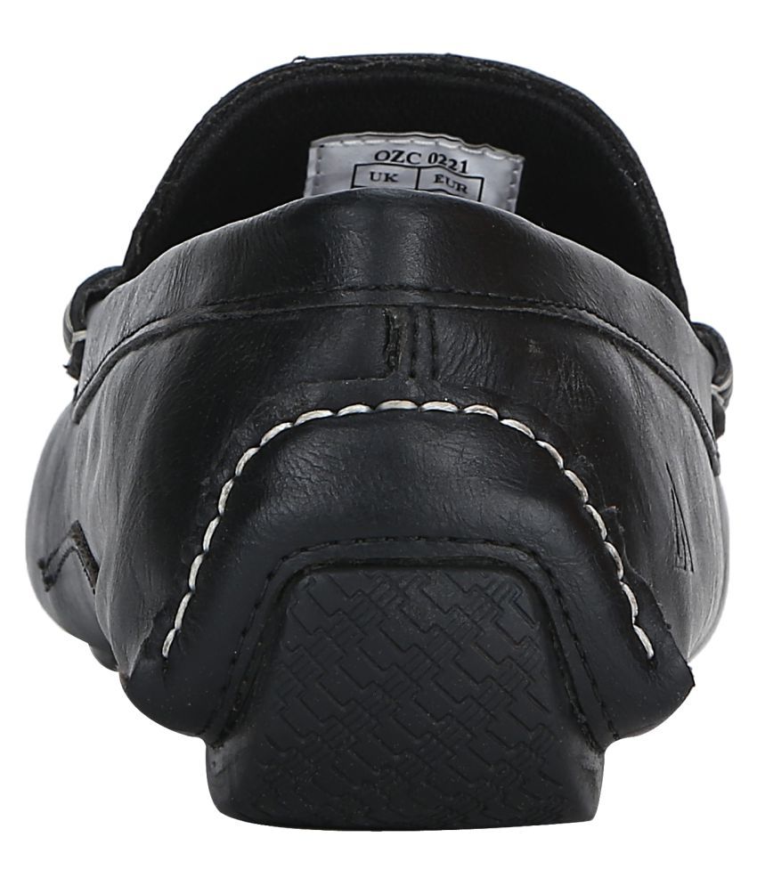 Ozark By Red Tape Black Loafers - Buy 