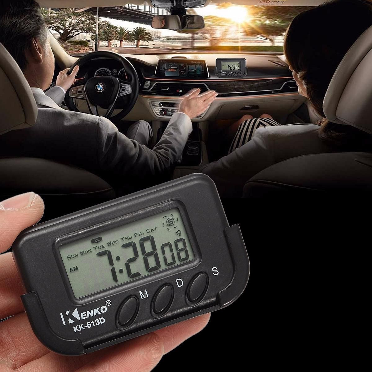 digital watch for car dashboard