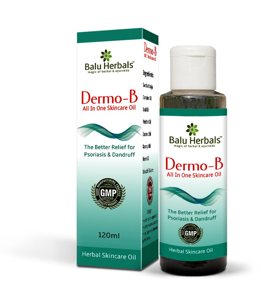     			BALU HERBALS AYURVEDA Dermo B Oil Oil 120 ml Pack Of 1