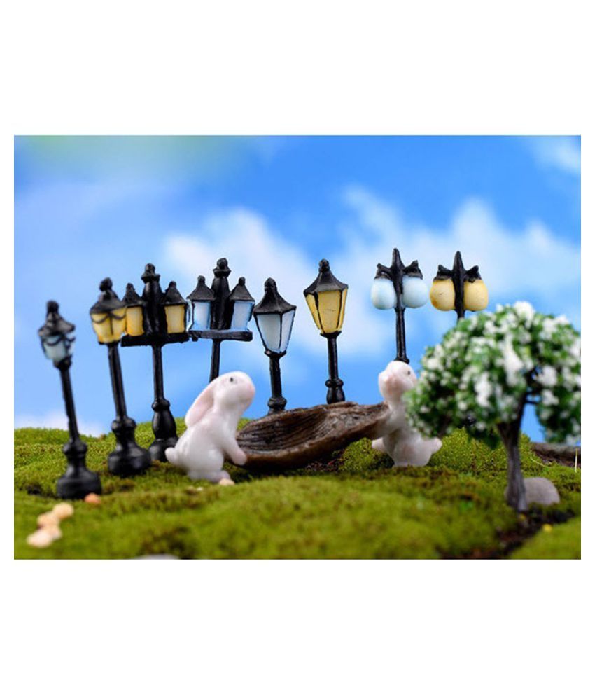 Multicolor Garden Toy Street Light Showpiece Set of 6 Buy Multicolor