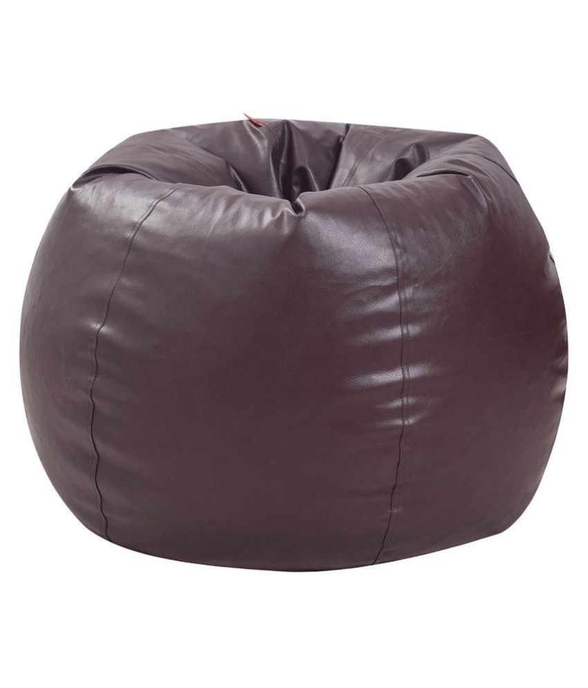 Large Bean Bag Cover Without Beans, Dark Brown Buy Large