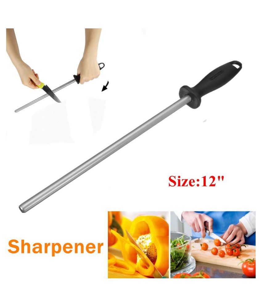 12 Grit Diamond Kitchen Knife Sharpening Steel Rod Sharpener Stone Grinding Buy Online At Best Price In India Snapdeal