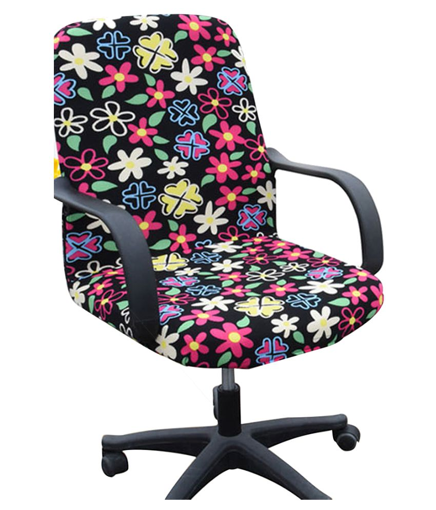 L Size Comfortable Flexible Stretchy Office Armchair Seat Swivel Chair