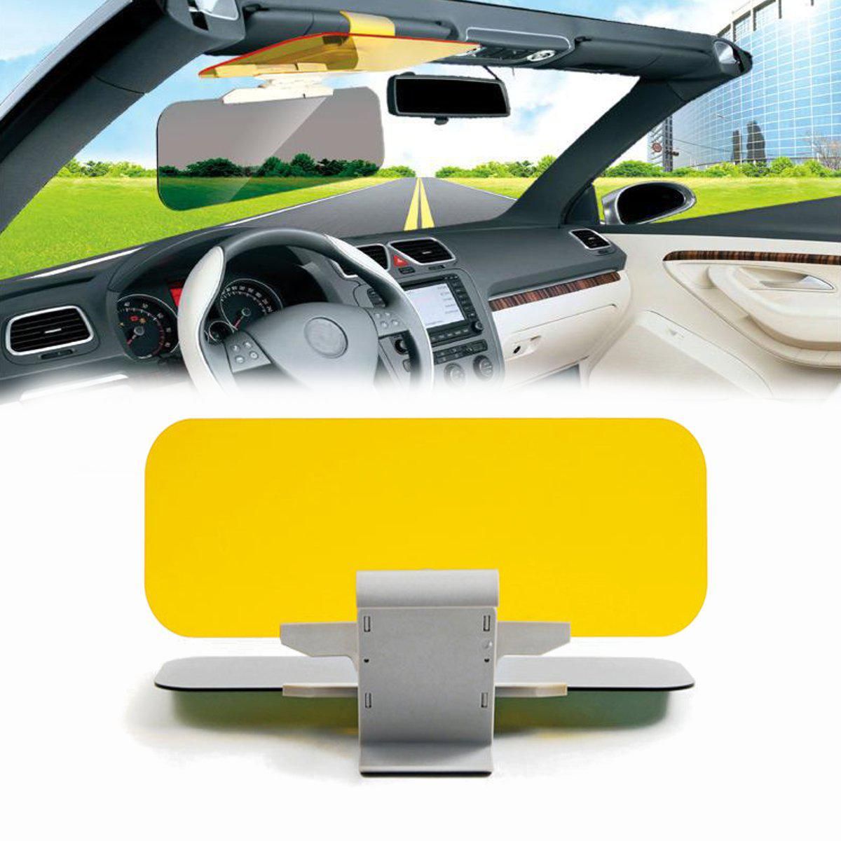 HD Anti-Glare Auto Car Flip Down Shield Sun Visor Day Night-Vision Block View UV