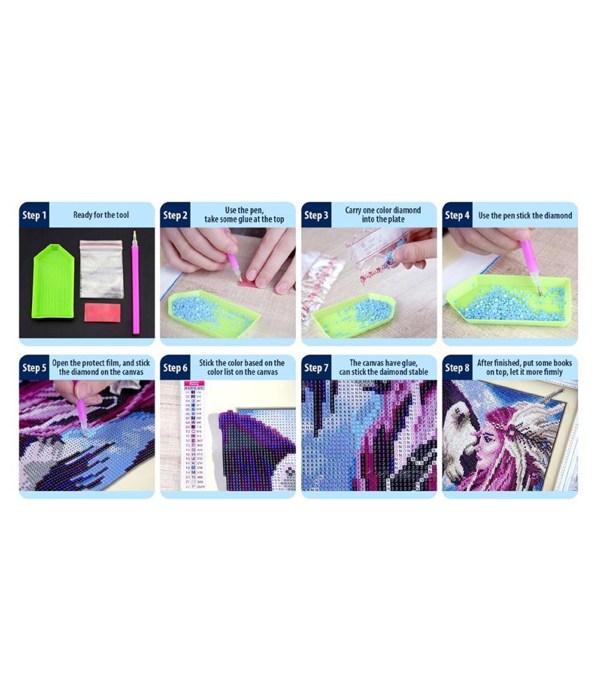5d Diy Full Drill Diamond Painting Fairy Tale Girl Cross Stitch