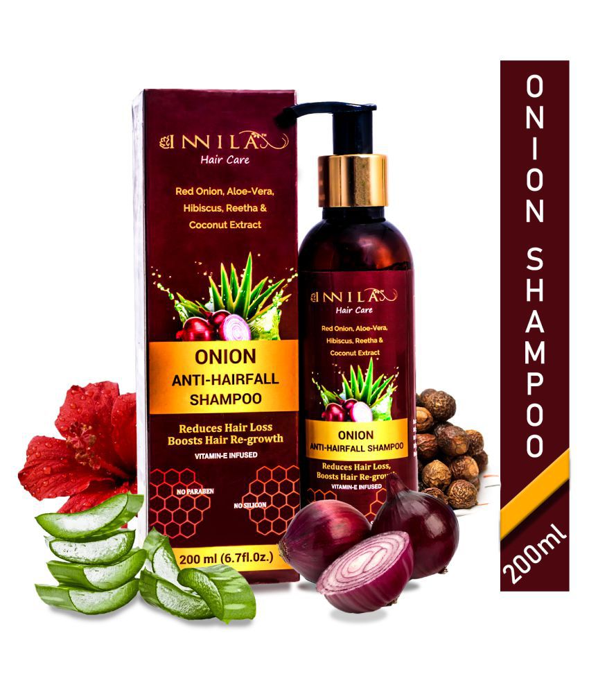 Innila Red Onion Anti-Hair Fall & Anti-Dandruff Shampoo (SLS & PARABEN FREE) Shampoo 200ML mL