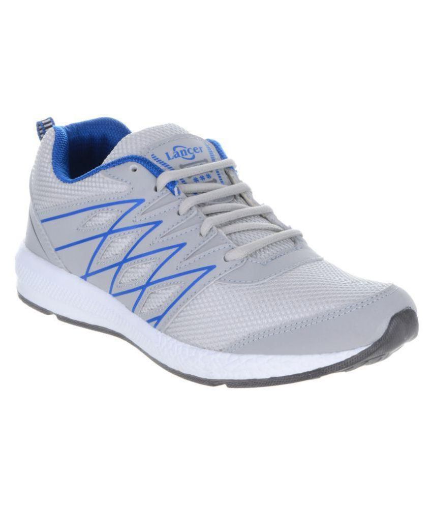 Lancer - Gray Men's Sports Running Shoes - Buy Lancer - Gray Men's ...