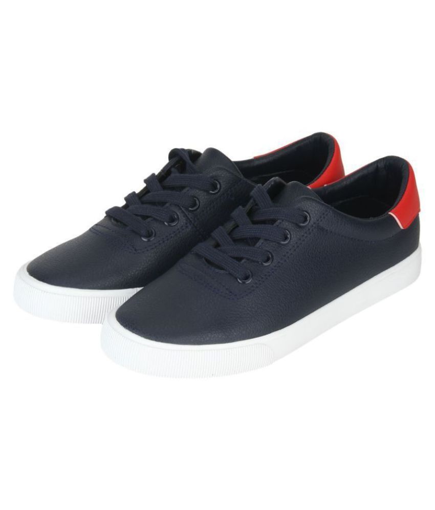 red tape navy blue shoes
