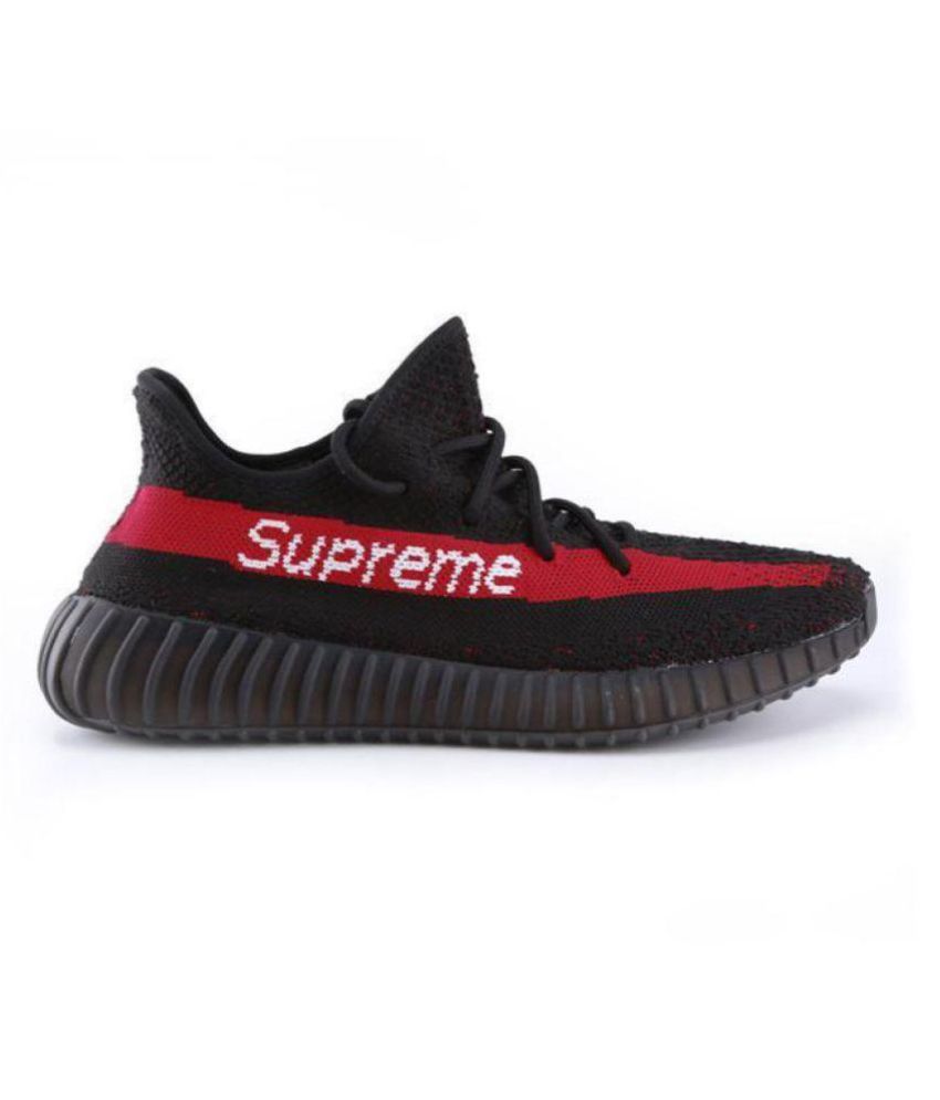 espontáneo pase a ver Colector Adidas Yeezy Boost 350 Supreme Black Running Shoes - Buy Adidas Yeezy Boost  350 Supreme Black Running Shoes Online at Best Prices in India on Snapdeal